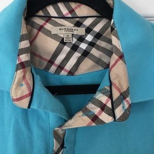 Authentic Burberry polo size medium